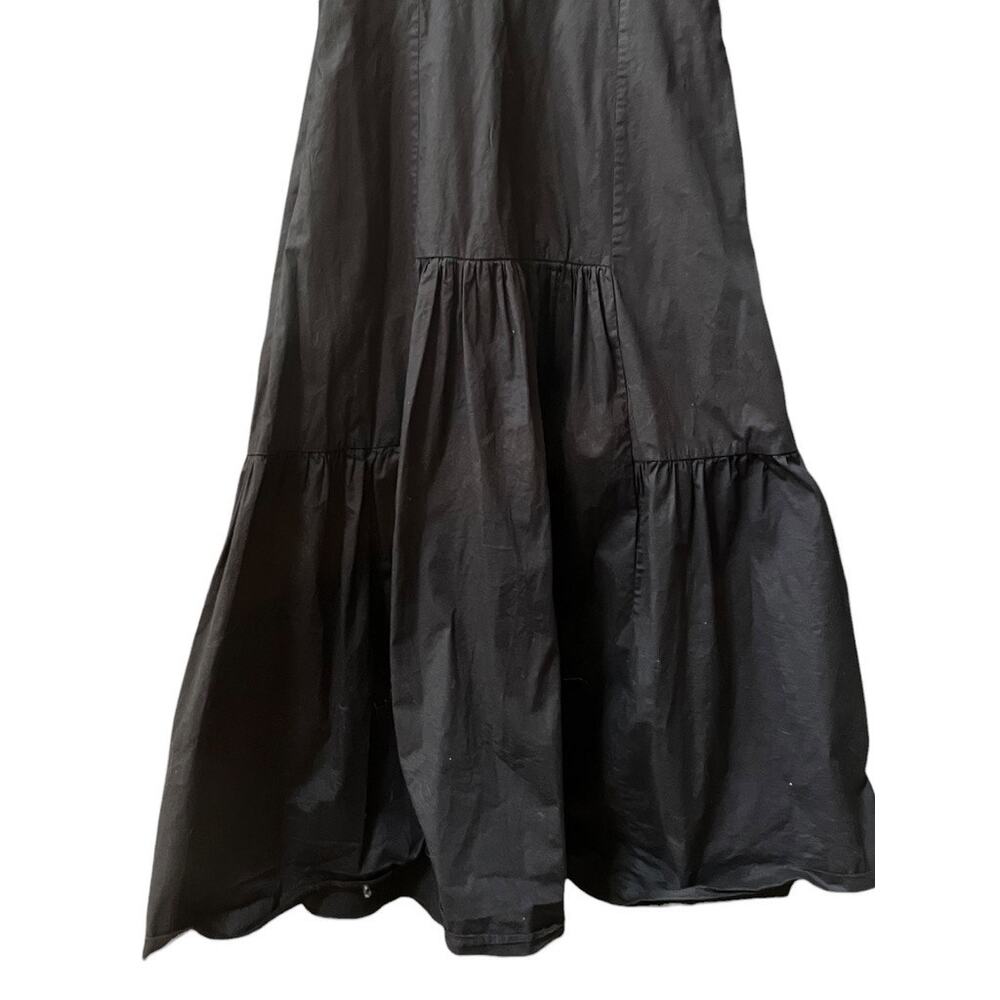 Tuckernuck Off the Shoulder Marissa Tiered Midi Dress | M, Black - Picture 9 of 10